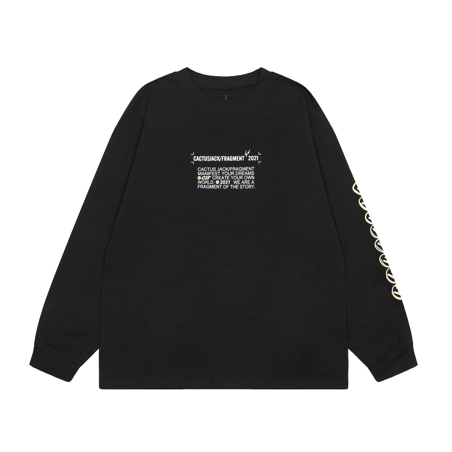 Black Fire Long Sleeve Tee