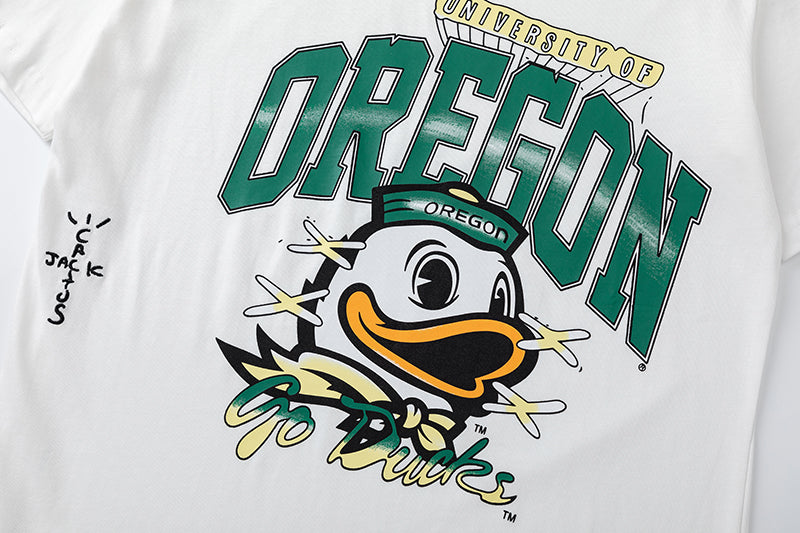 Cactus Jack Oregon Ducks Hand-Drawn T-Shirt