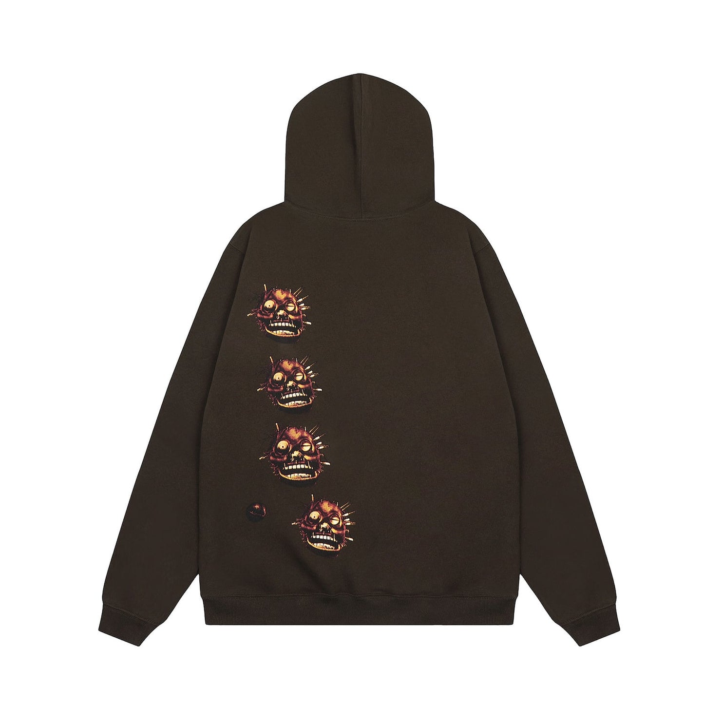 Faces on Back Hoodie
