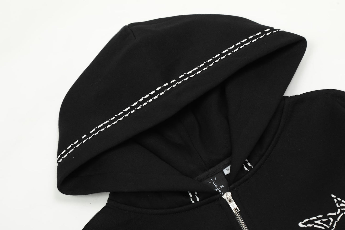 Black Utopia Zip Hoodie