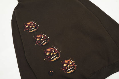 Faces on Back Hoodie