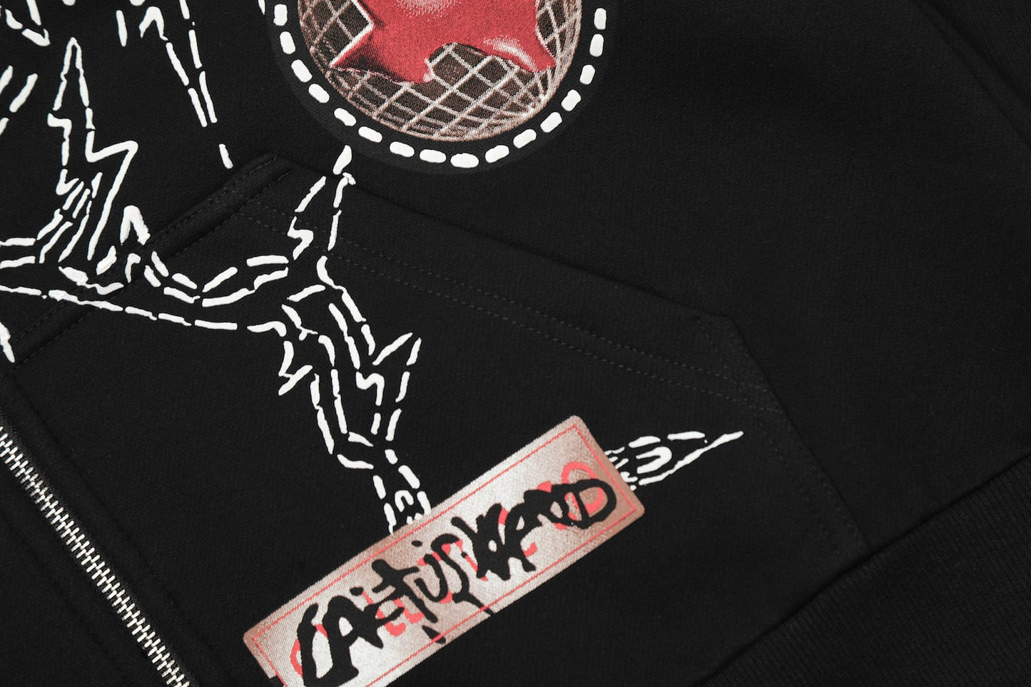 Black Utopia Zip Hoodie
